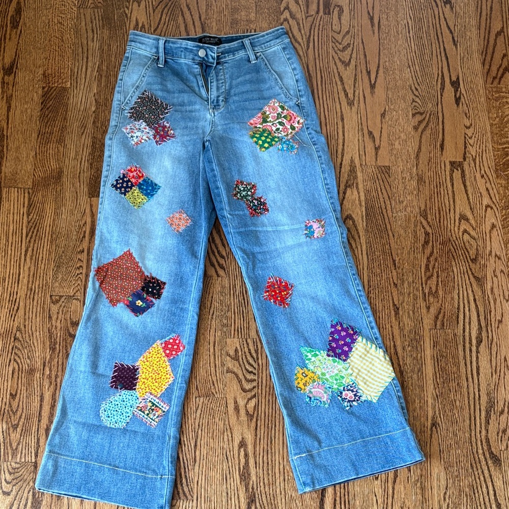 Judy Blue Patchwork Women Jeans - Multicolor